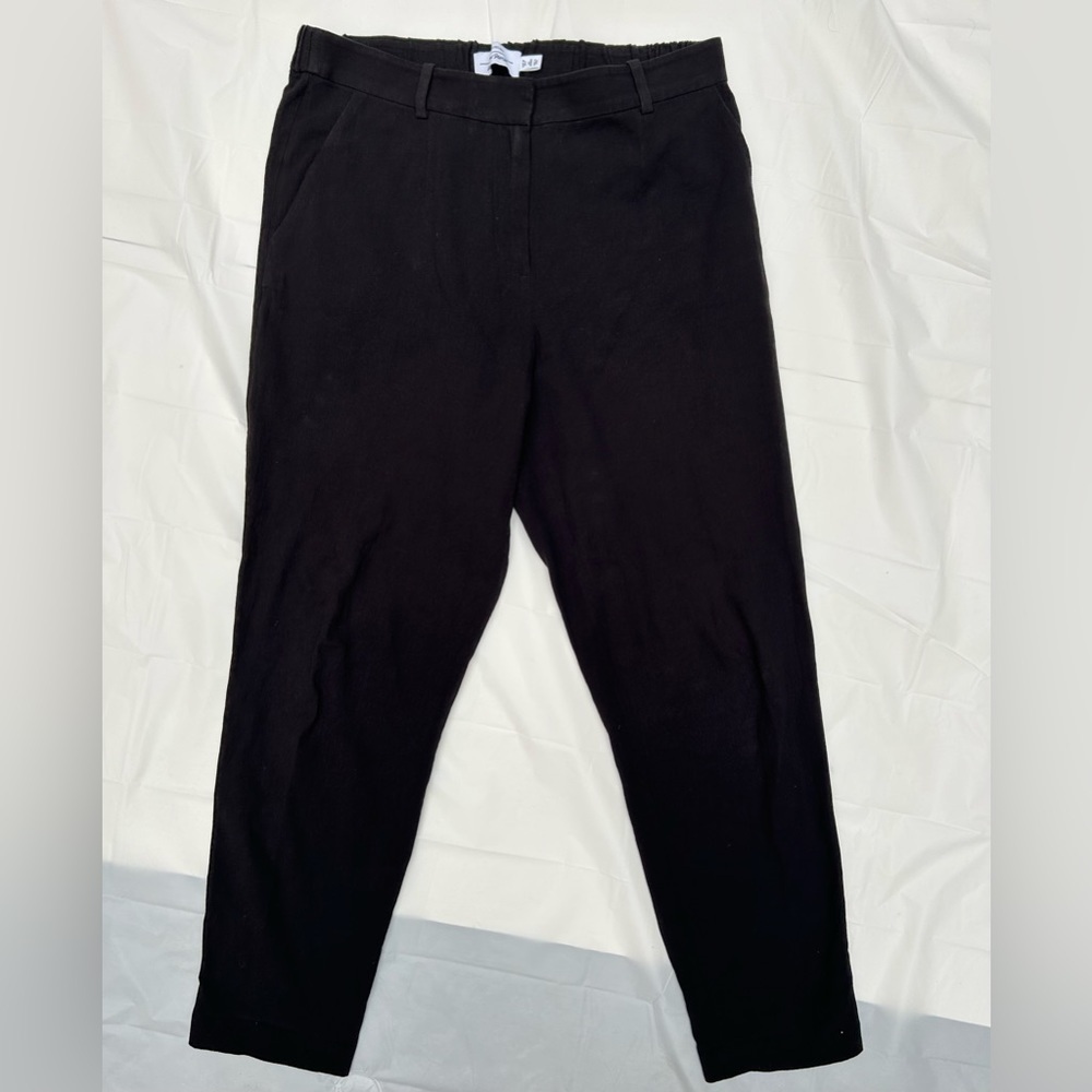 & other stories black pants 100% cotton size 6